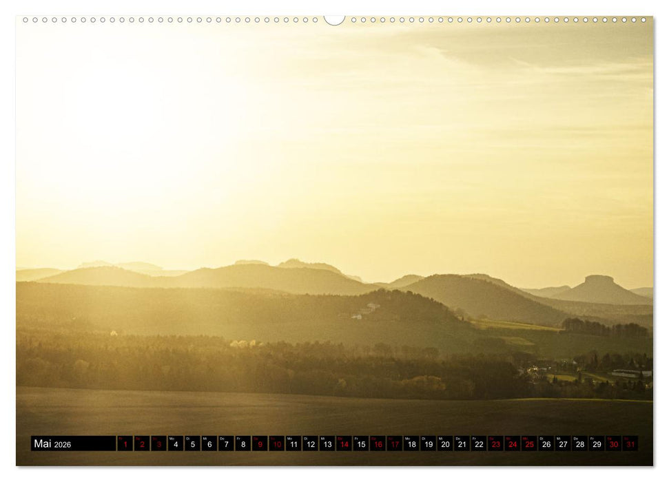 Sachsens Landschaften (CALVENDO Wandkalender 2026)