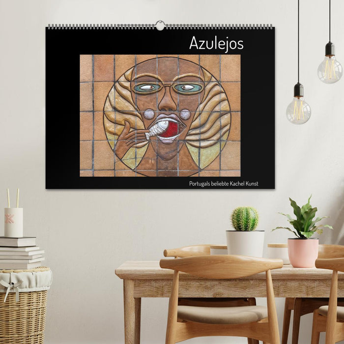 Azulejos - Portugals beliebte Kachel Kunst (CALVENDO Wandkalender 2026)