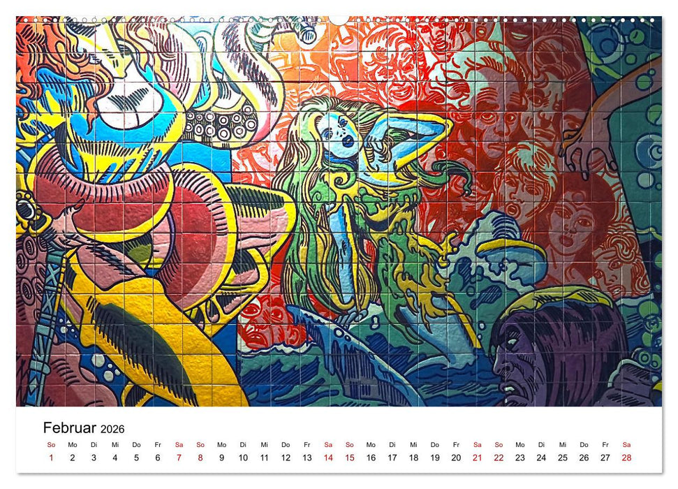 Azulejos - Portugals beliebte Kachel Kunst (CALVENDO Wandkalender 2026)