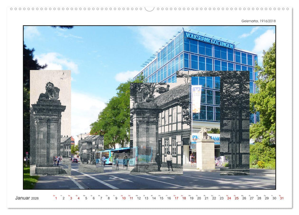 Göttingen, Photographische ZEIT-SCHNITTE (CALVENDO Wandkalender 2026)