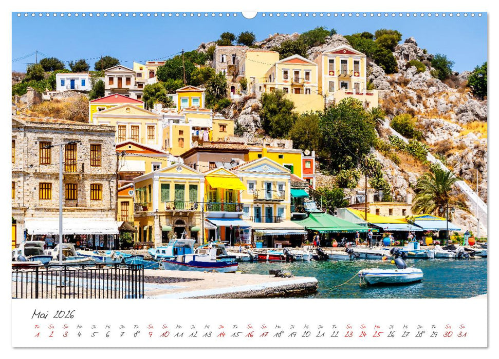 Das bezaubernde Symi (CALVENDO Wandkalender 2026)