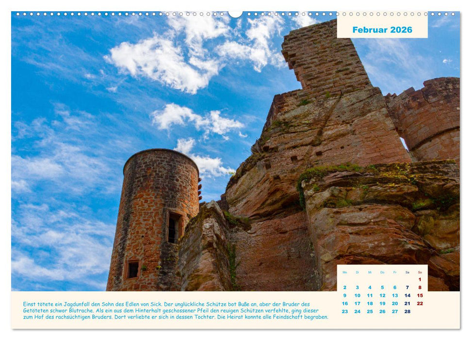 Der Sagenweg und seine Geschichten (CALVENDO Wandkalender 2026)