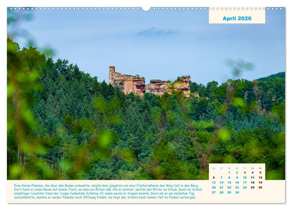 Der Sagenweg und seine Geschichten (CALVENDO Wandkalender 2026)