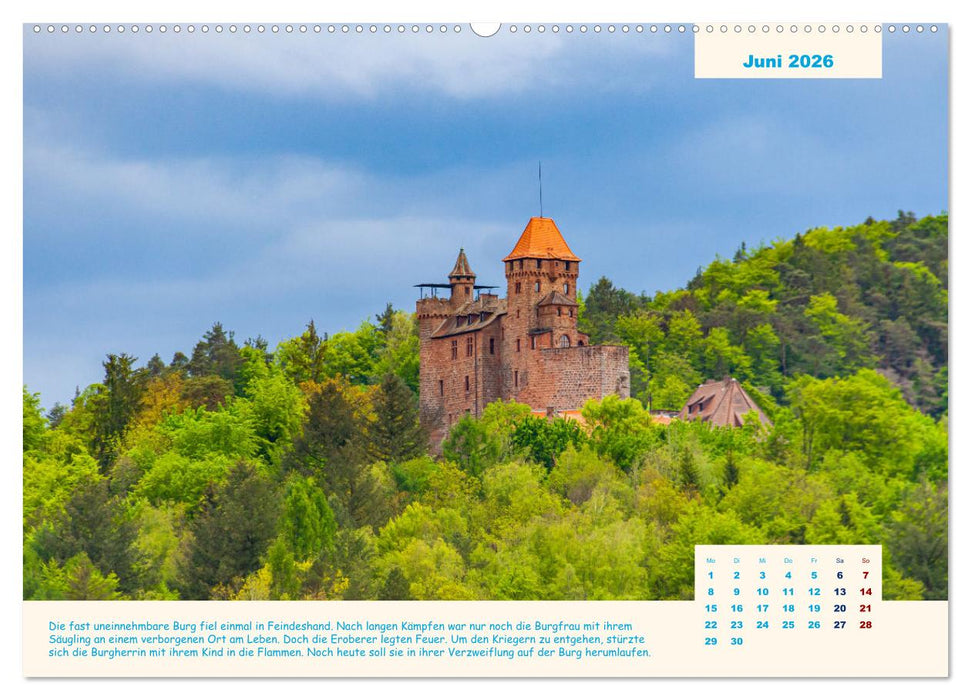 Der Sagenweg und seine Geschichten (CALVENDO Wandkalender 2026)