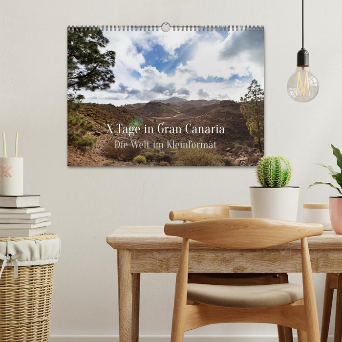 X Tage Gran Canaria – Die Welt im Kleinformat (CALVENDO Wandkalender 2026)