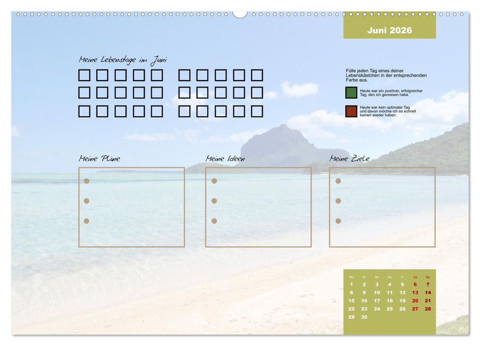 Erlebe mit mir Lebenszeit (CALVENDO Wandkalender 2026)