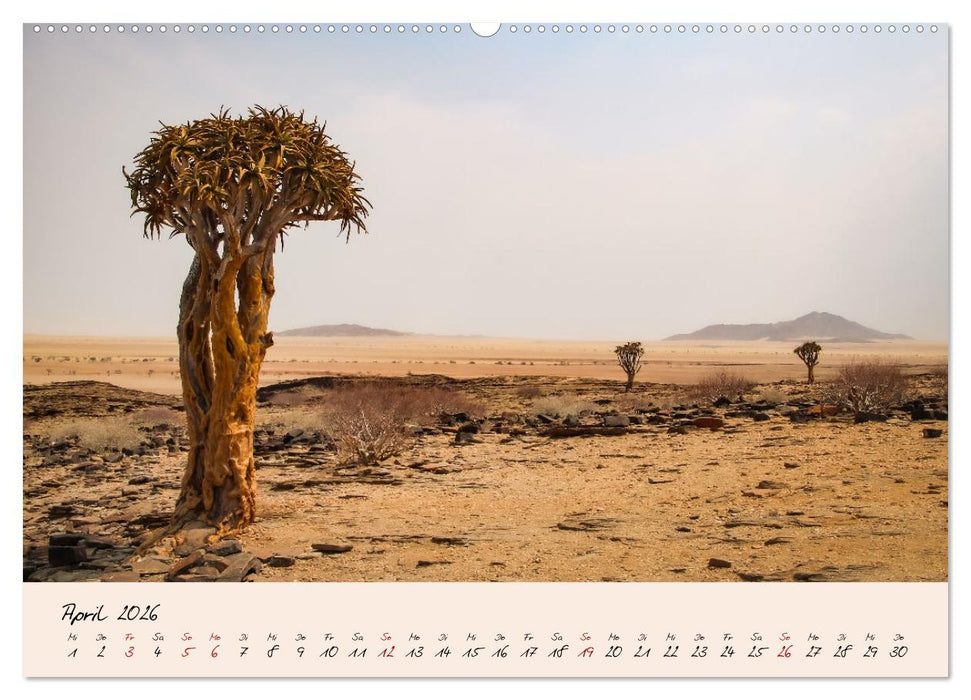 Namibia - Vom Sossusvlei bis zum Etosha Nationalpark (CALVENDO Wandkalender 2026)