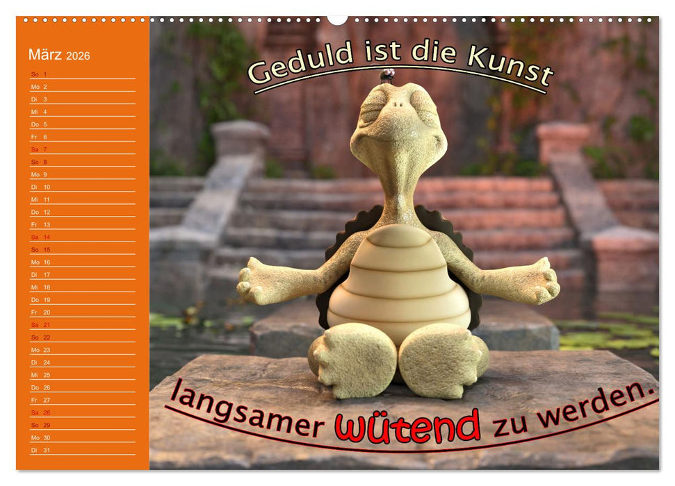 Tierische Toons (CALVENDO Wandkalender 2026)