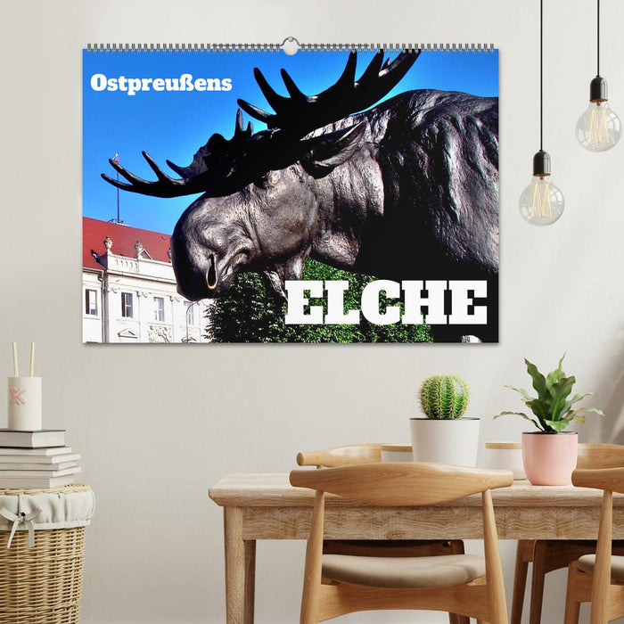 Ostpreußens Elche (CALVENDO Wandkalender 2026)