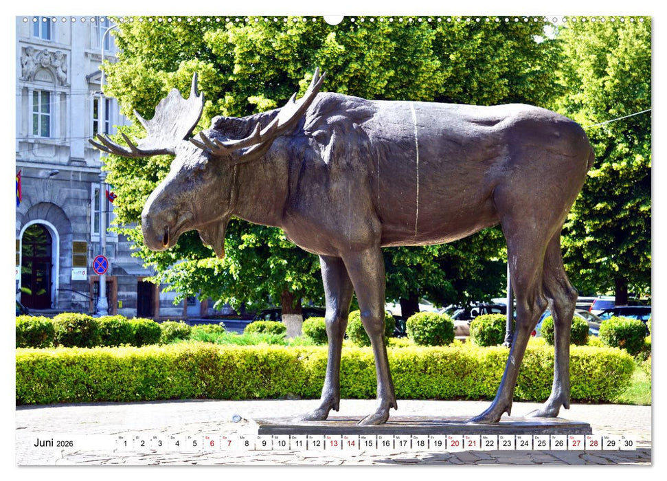 Ostpreußens Elche (CALVENDO Wandkalender 2026)