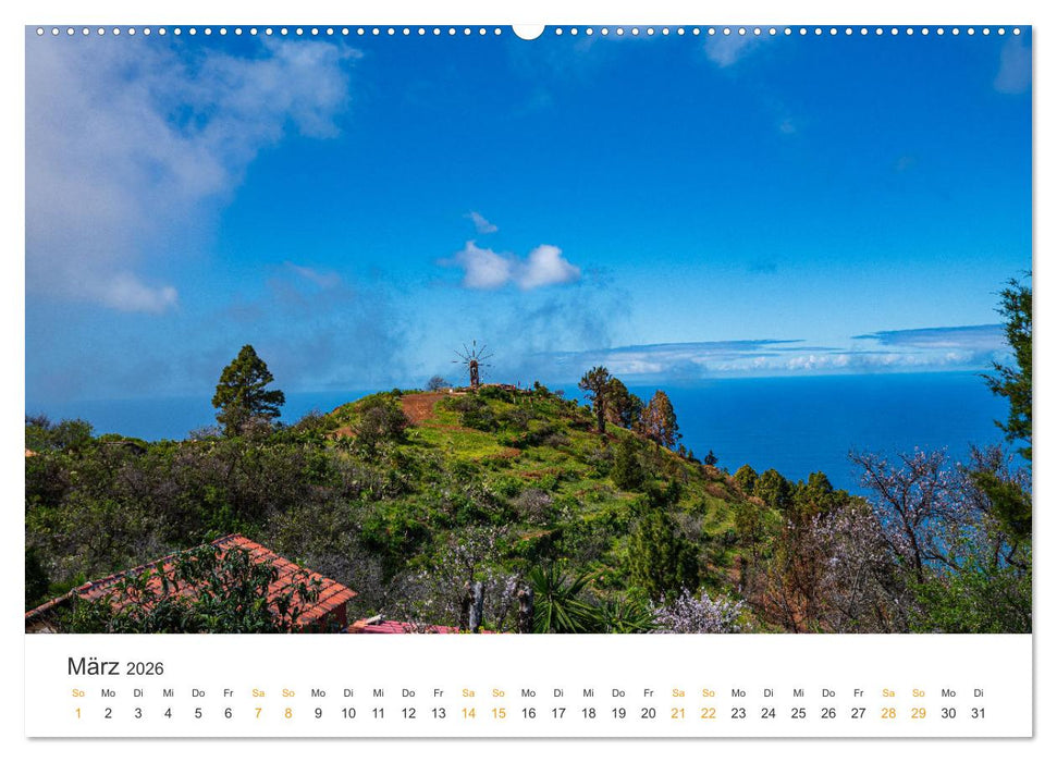 La Palma - Isla Bonita - Landschaften der Kanarischen Insel (CALVENDO Wandkalender 2026)