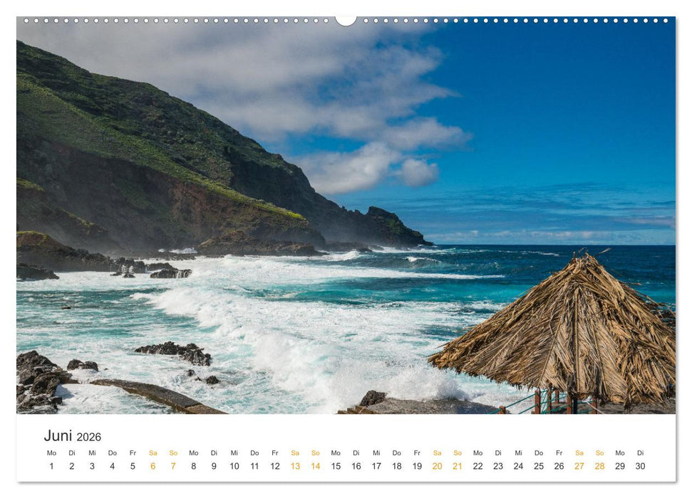 La Palma - Isla Bonita - Landschaften der Kanarischen Insel (CALVENDO Wandkalender 2026)