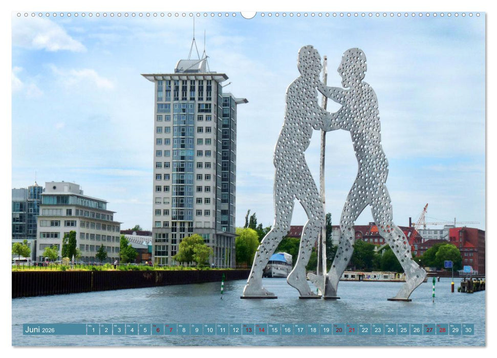 Berlin Ansichten mit Wasser (CALVENDO Wandkalender 2026)