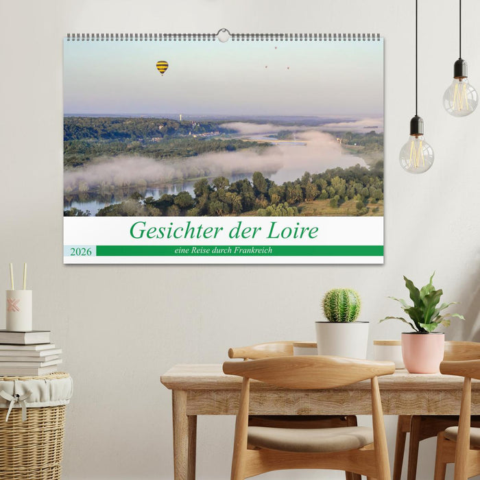 Gesichter der Loire, eine Reise durch Frankreich (CALVENDO Wandkalender 2026)