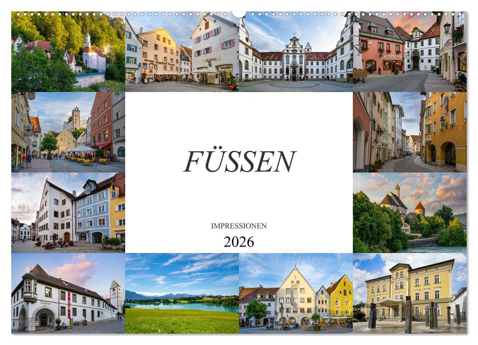 Füssen Impressionen (CALVENDO Wandkalender 2026)