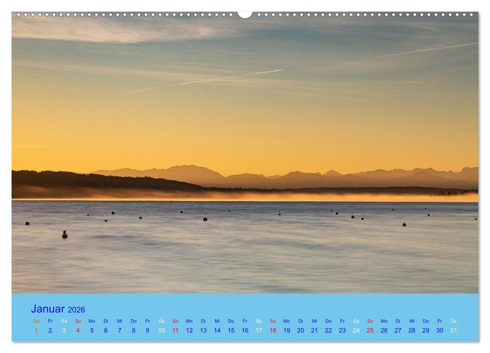 Ammersee-Ansichten (CALVENDO Wandkalender 2026)