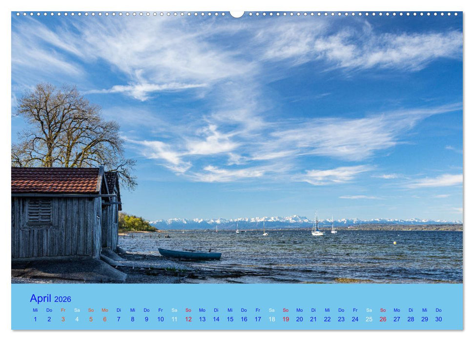 Ammersee-Ansichten (CALVENDO Wandkalender 2026)