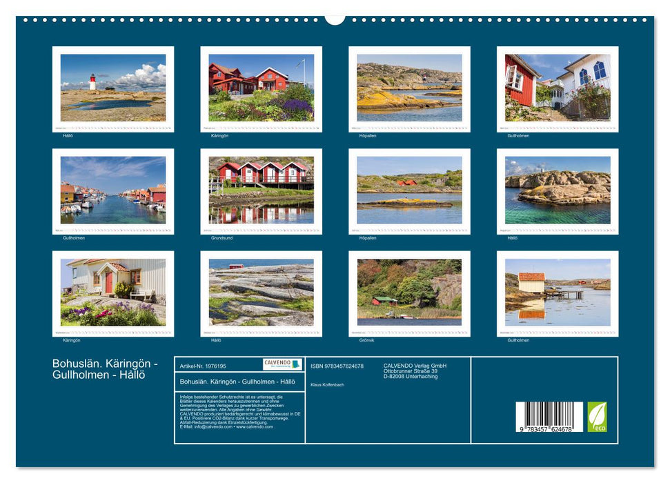 Bohuslän. Käringön - Gullholmen - Hållö (CALVENDO Wandkalender 2026)