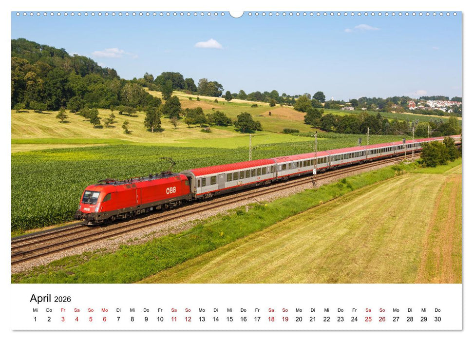Eisenbahn in Deutschland (CALVENDO Wandkalender 2026)