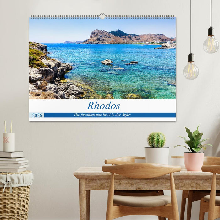 Rhodos - Die faszinierende Insel in der Ägäis (CALVENDO Wandkalender 2026)
