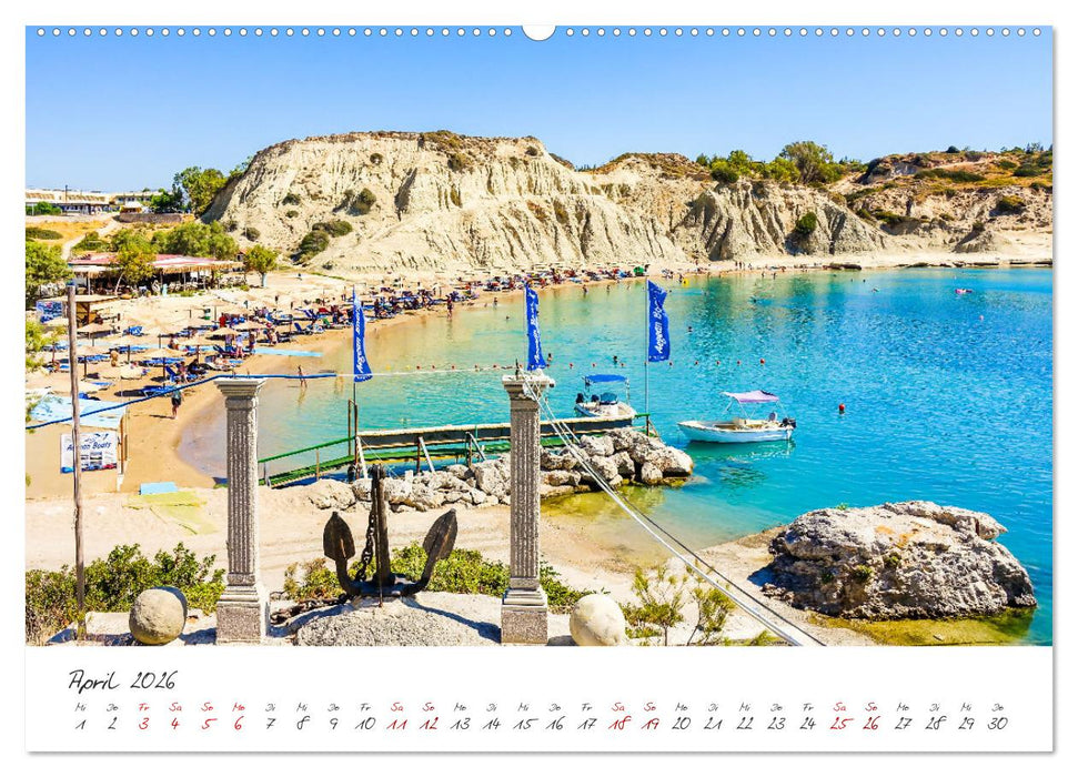 Rhodos - Die faszinierende Insel in der Ägäis (CALVENDO Wandkalender 2026)
