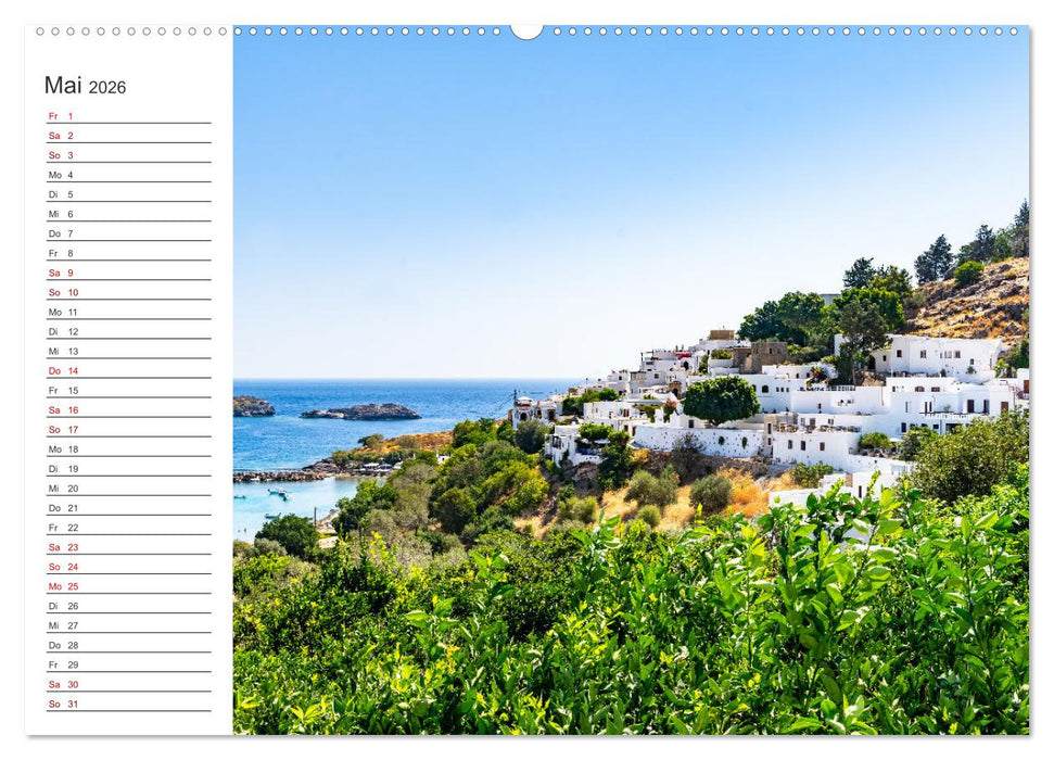 Rhodos - eine Insel zum Verlieben (CALVENDO Wandkalender 2026)