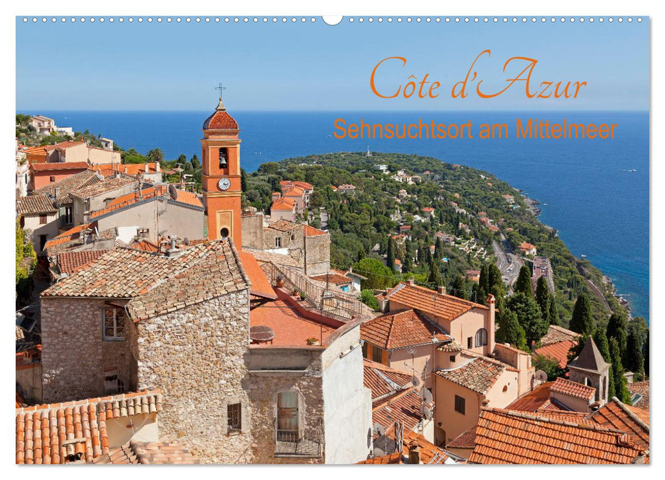 Côte d’Azur - Sehnsuchtsort am Mittelmeer (CALVENDO Wandkalender 2026)