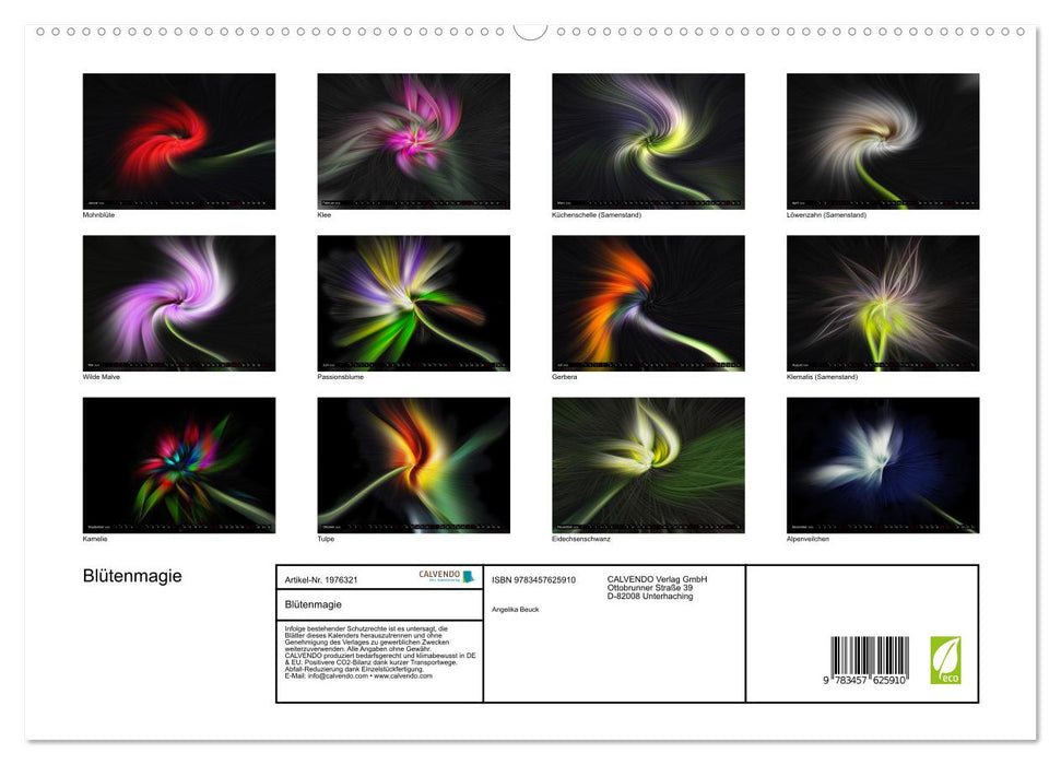 Blütenmagie (CALVENDO Wandkalender 2026)