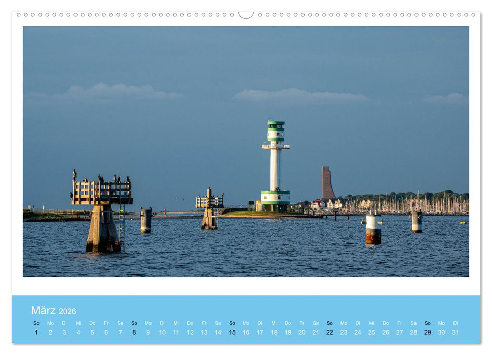 Kiel: Maritime Impressionen (CALVENDO Wandkalender 2026)