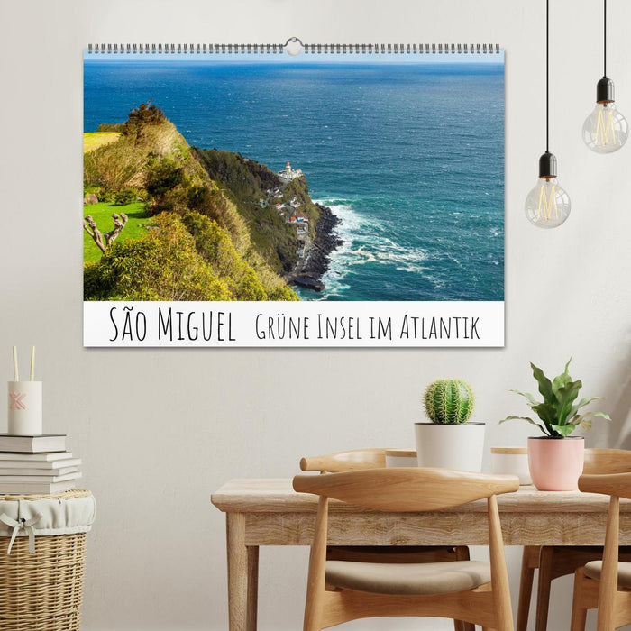 São Miguel - Grüne Insel im Atlantik (CALVENDO Wandkalender 2026)