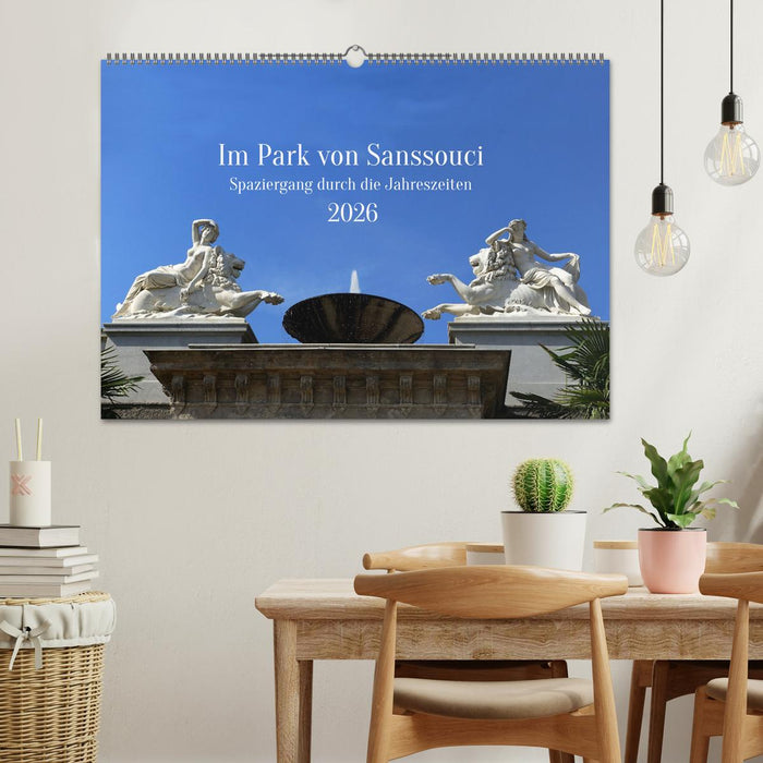 Im Park von Sanssouci - Spaziergang durch die Jahreszeiten (CALVENDO Wandkalender 2026)