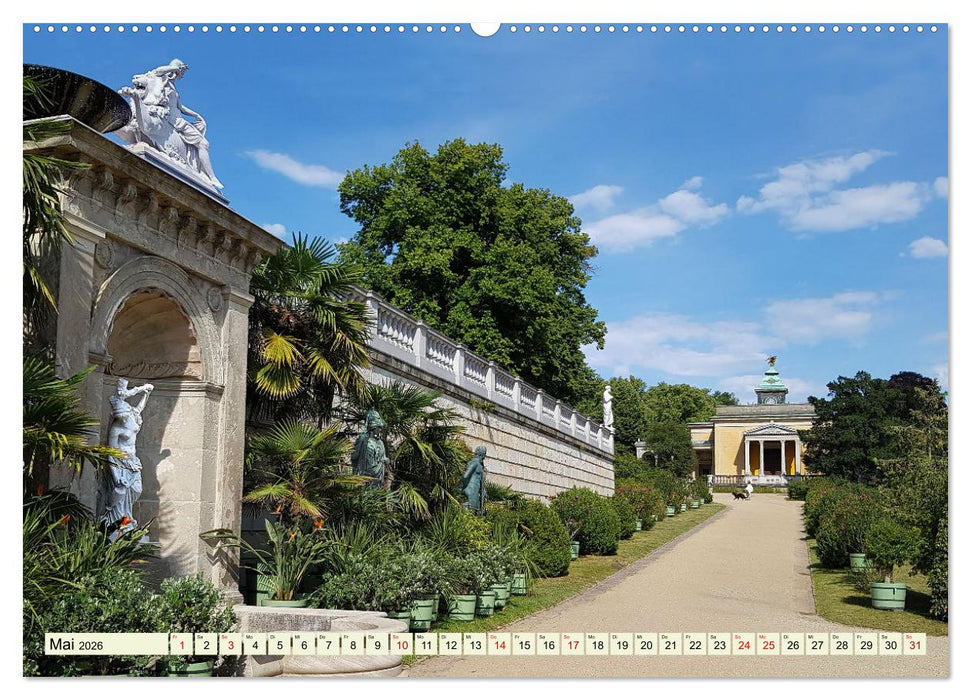 Im Park von Sanssouci - Spaziergang durch die Jahreszeiten (CALVENDO Wandkalender 2026)