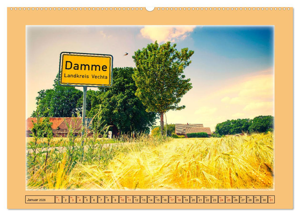 Grüne Welt DAMME (CALVENDO Wandkalender 2026)