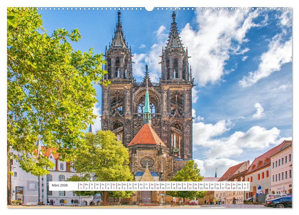 Meißen und seine Wahrzeichen (CALVENDO Wandkalender 2026)