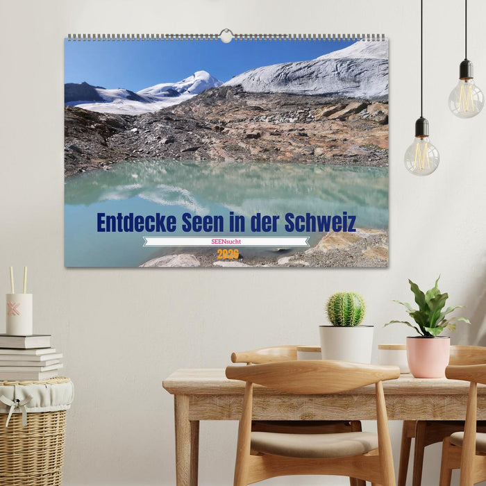 SEENsucht Entdecke Seen in der Schweiz (CALVENDO Wandkalender 2026)