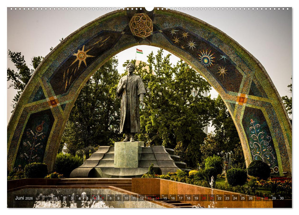 Duschanbe – Hauptstadt von Tadschikistan (CALVENDO Wandkalender 2026)