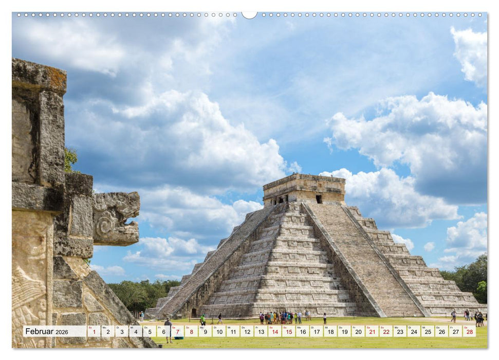 Weltreise - eine Jahr durch Kulturstätten (CALVENDO Wandkalender 2026)