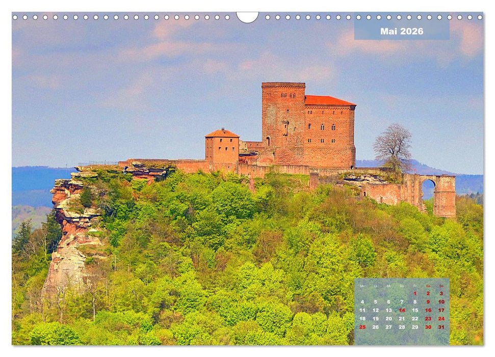 Märchenhaft schöne Südliche Weinstraße (CALVENDO Wandkalender 2026)