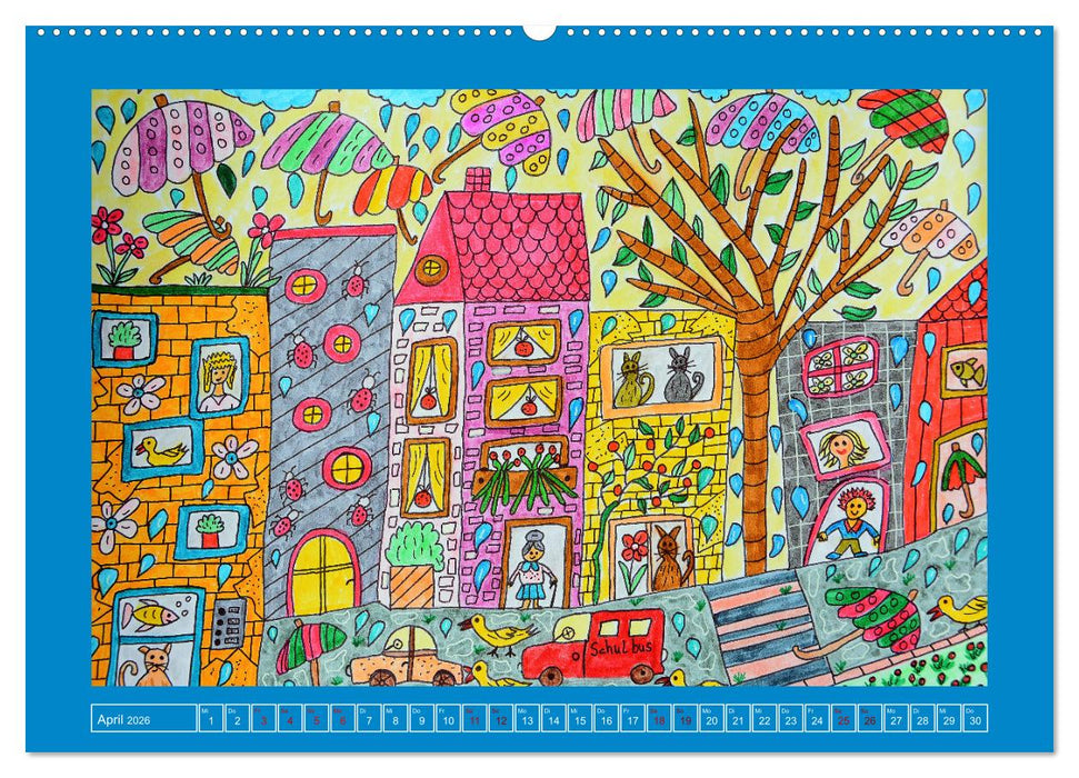 Malerei, lustig und vergnügt (CALVENDO Wandkalender 2026)