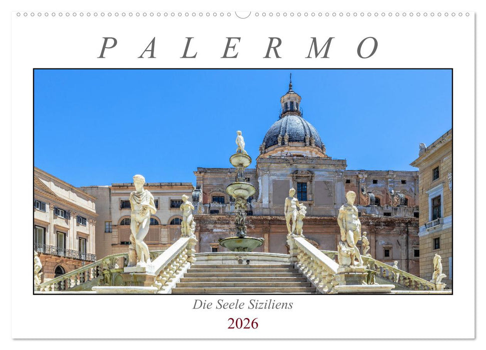 Palermo - Die Seele Siziliens (CALVENDO Wandkalender 2026)