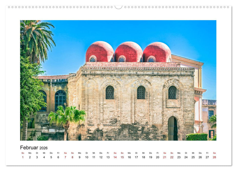 Palermo - Die Seele Siziliens (CALVENDO Wandkalender 2026)