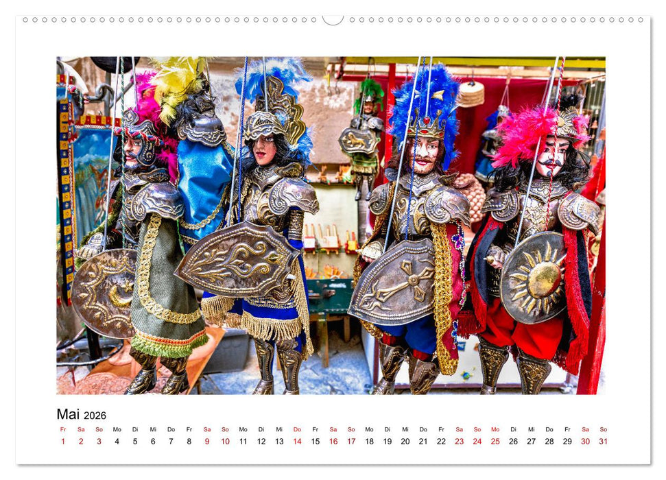 Palermo - Die Seele Siziliens (CALVENDO Wandkalender 2026)