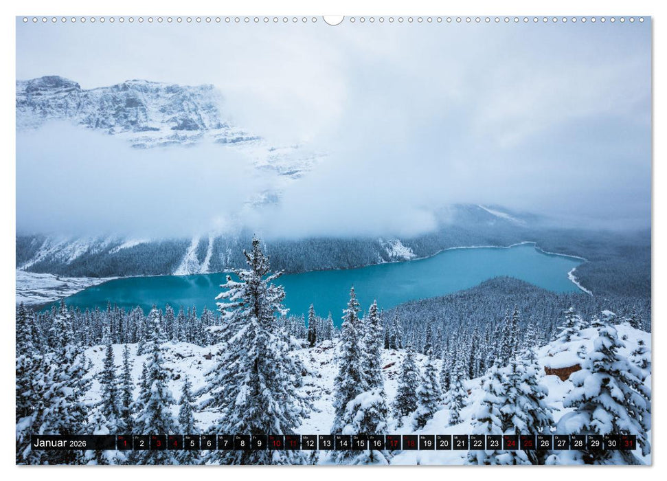 Kanada - Abenteuer in den Nationalparks (CALVENDO Wandkalender 2026)