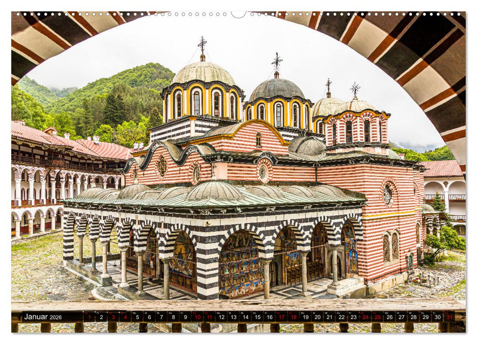 Rila Kloster – Weltkulturerbe in Bulgarien (CALVENDO Wandkalender 2026)