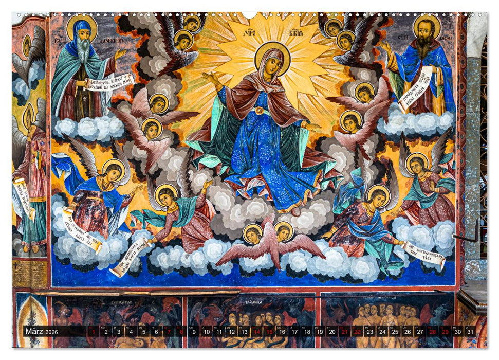 Rila Kloster – Weltkulturerbe in Bulgarien (CALVENDO Wandkalender 2026)