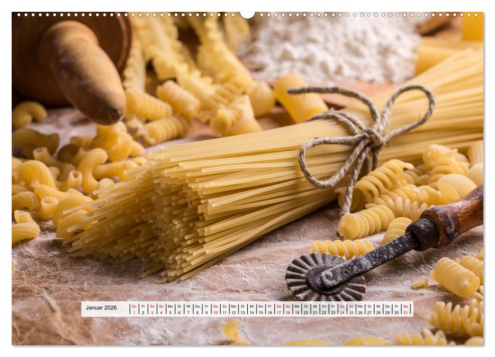 Mediterrane Küche - Gesund & Lecker (CALVENDO Wandkalender 2026)