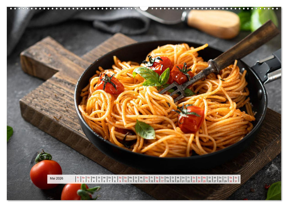 Mediterrane Küche - Gesund & Lecker (CALVENDO Wandkalender 2026)