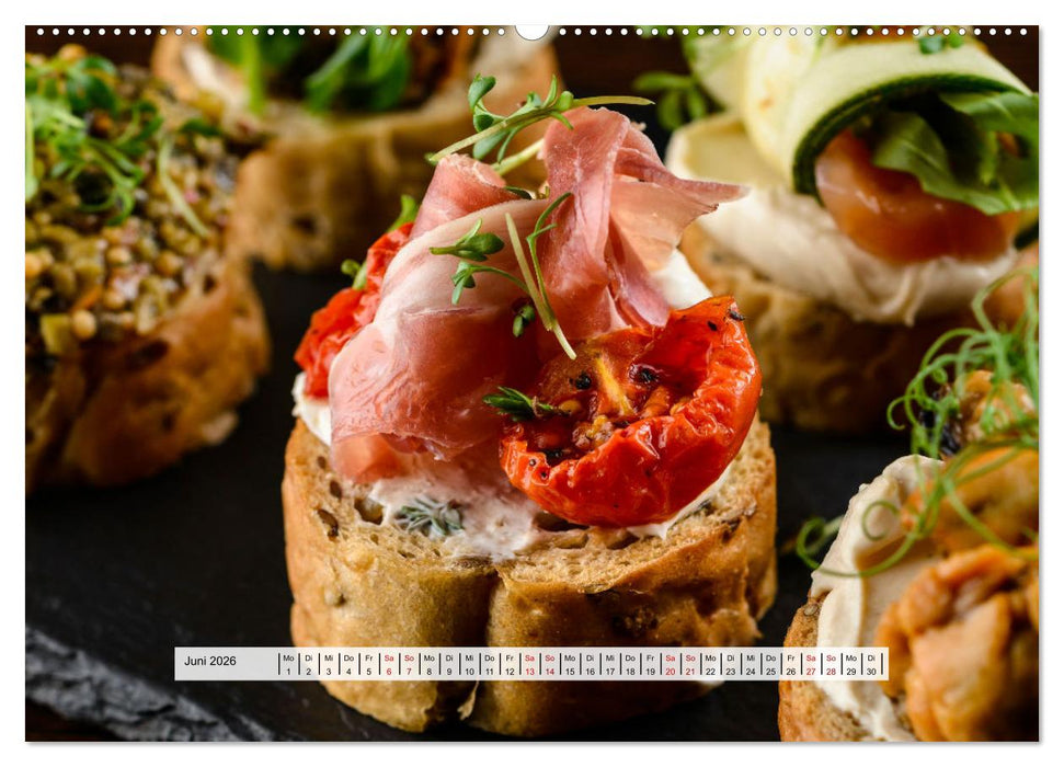 Mediterrane Küche - Gesund & Lecker (CALVENDO Wandkalender 2026)