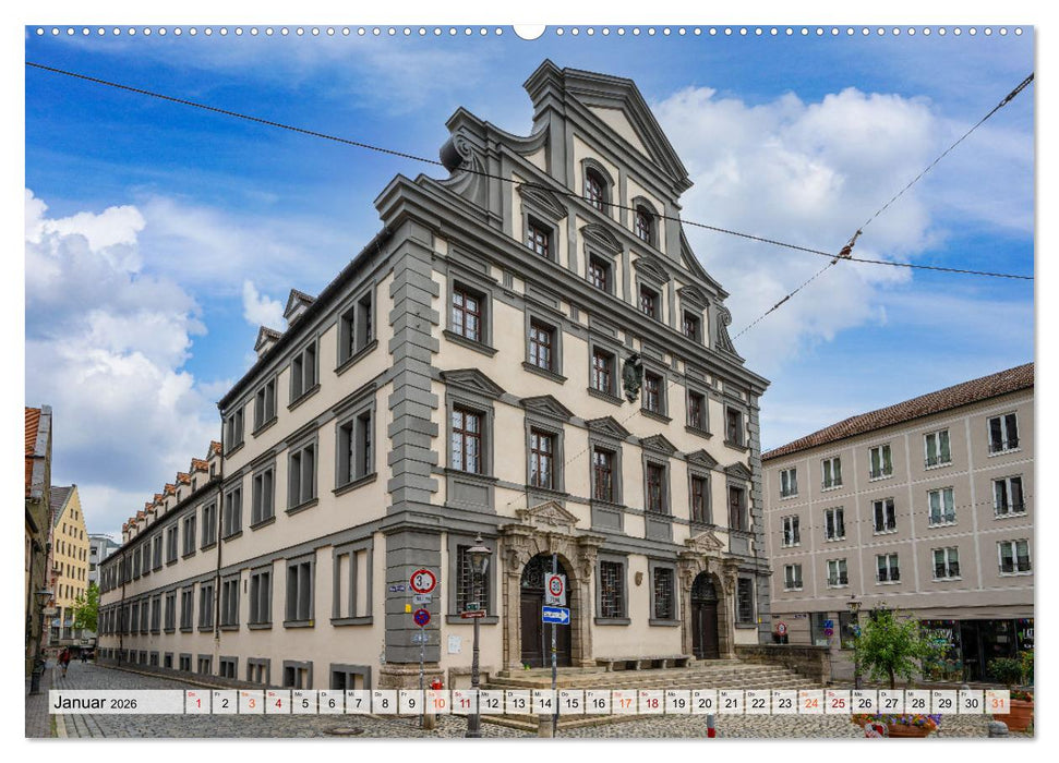 Augsburg Impressionen (CALVENDO Premium Wandkalender 2026)