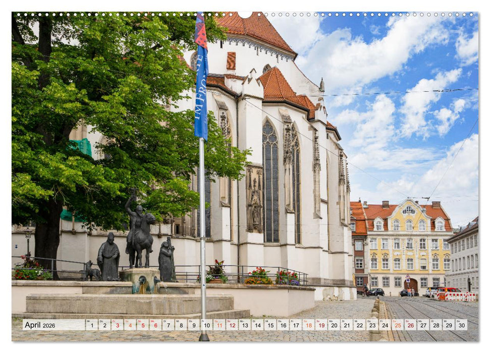 Augsburg Impressionen (CALVENDO Premium Wandkalender 2026)